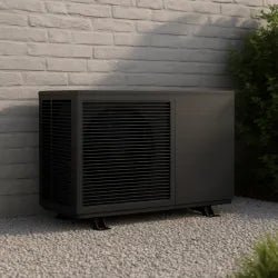Einphasige Luft-Wasser-Wärmepumpe 8 kW, Monoblock – Vernetzt mit elektrischer Zusatzheizung und R290-Gas